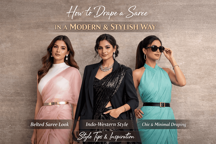 How to Drape a Saree in a Modern and Stylish Way