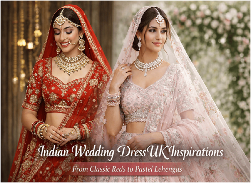 Indian Wedding Dress UK Inspirations: From Classic Reds to Pastel Lehengas